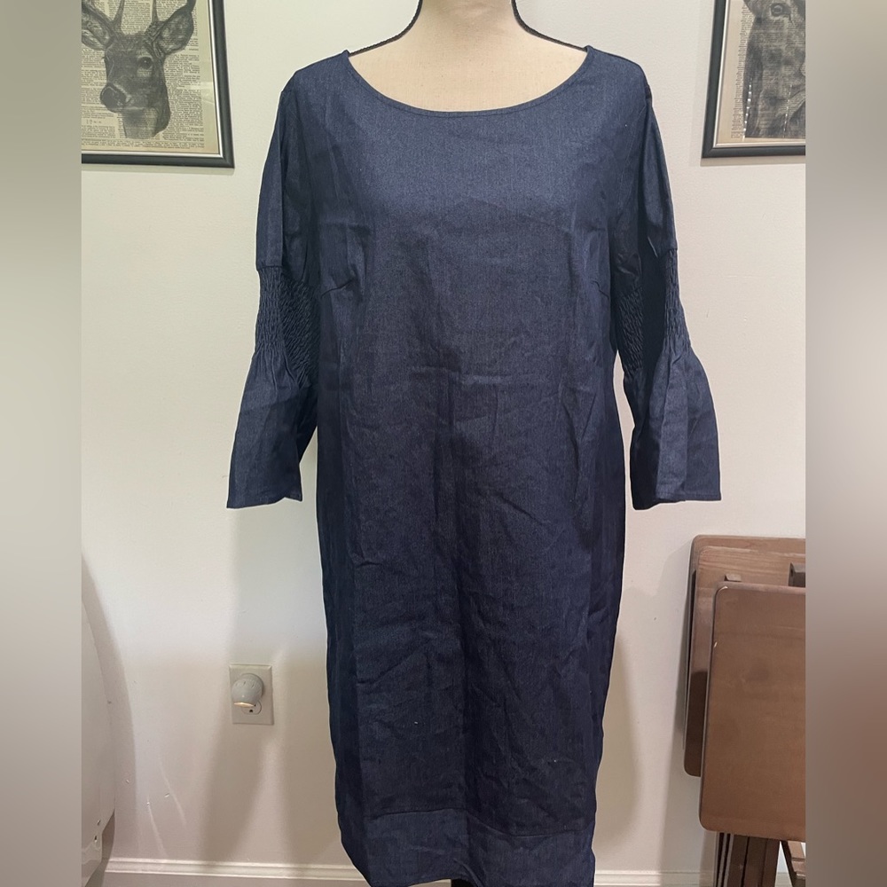 NWT Agnes Orinda jean dress sz 1x